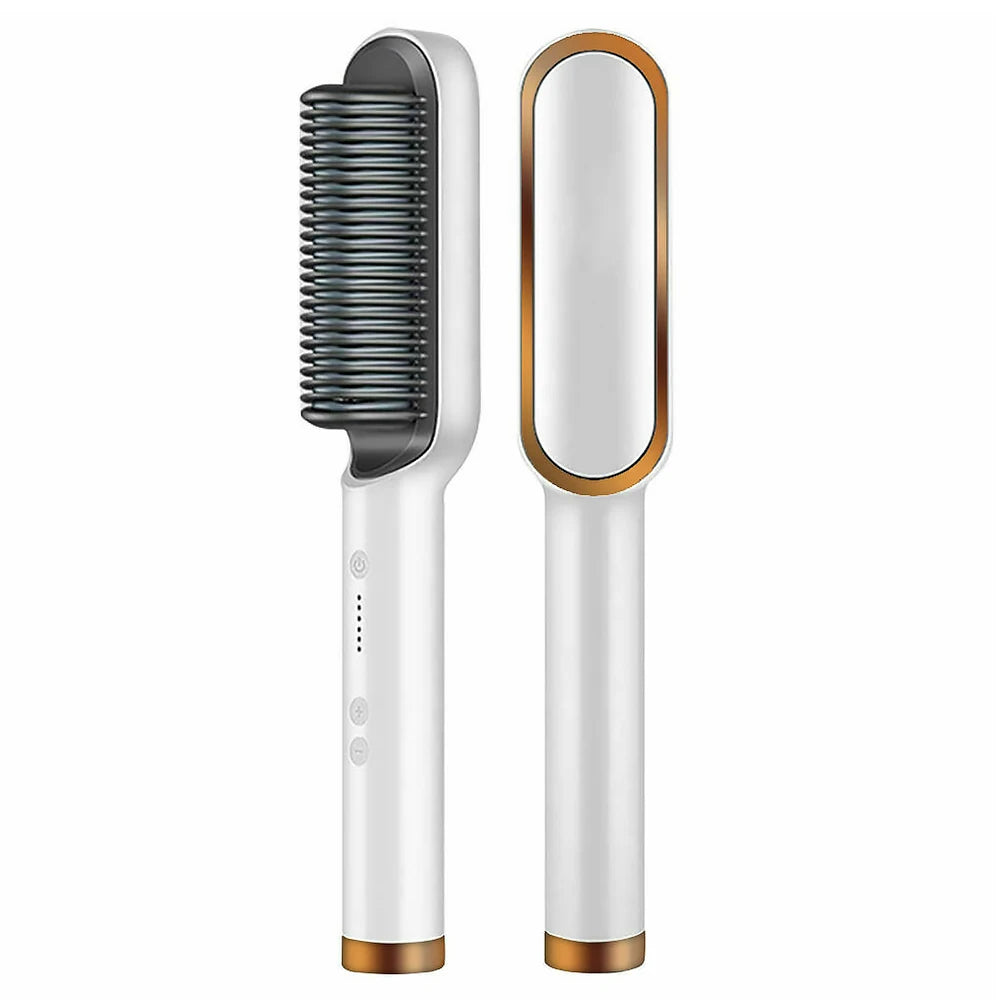 StylePro 2-in-1 Hair Straightener and Styling Comb โ For All Hair Types