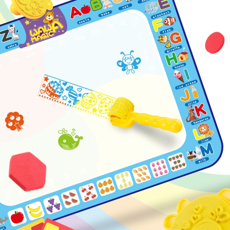 Mess Free Kids Coloring Mat - Full Set