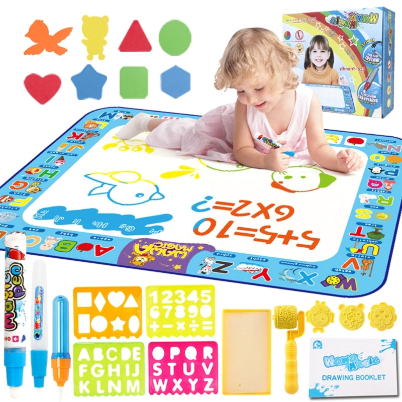 Mess Free Kids Coloring Mat - Full Set