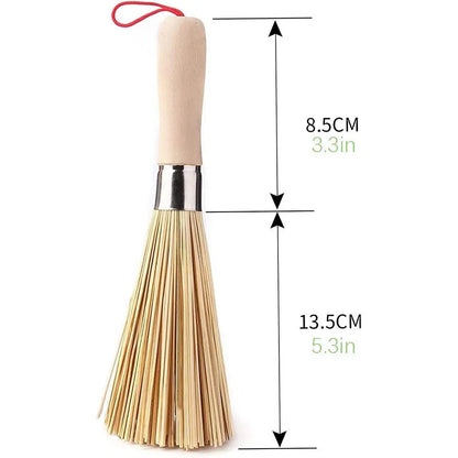 Long Handle Wooden Dish Cleaning Brush