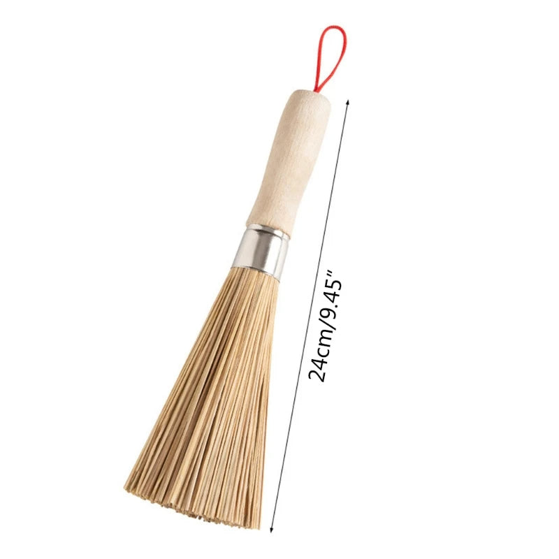 Long Handle Wooden Dish Cleaning Brush