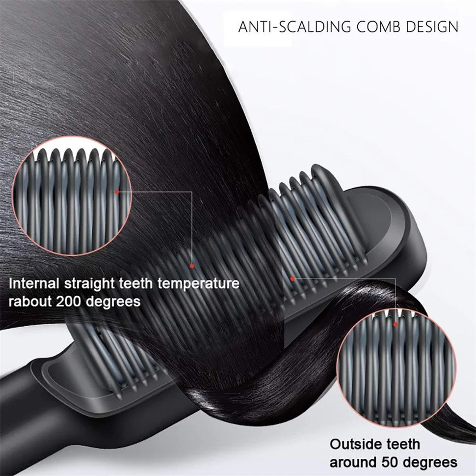 StylePro Hair Straightener & Styling Comb - For All Hair Types