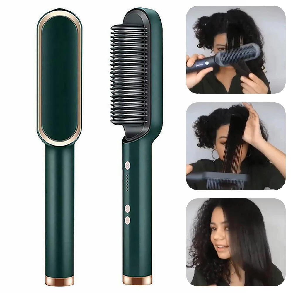 StylePro Hair Straightener & Styling Comb - For All Hair Types