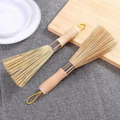 Long Handle Wooden Dish Cleaning Brush