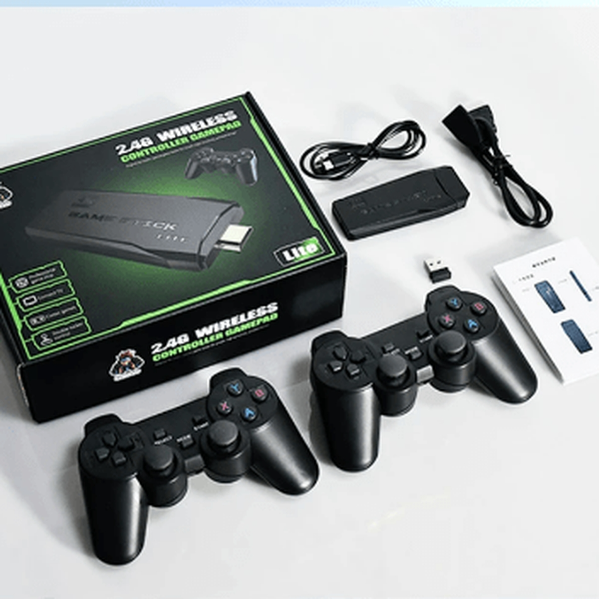 TV Game Stick with Wireless Console and +10000 Games