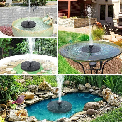 Mini Bird Bath Solar Powered Fountain