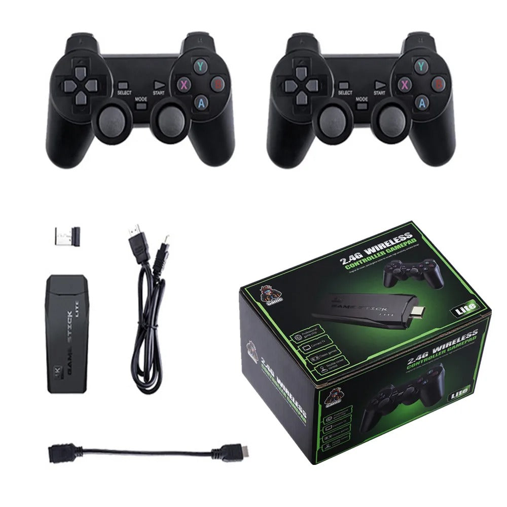 TV Game Stick with Wireless Console and +10000 Games